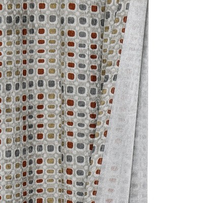 Neutral Chenille Light Filtering Grommet Top Curtains