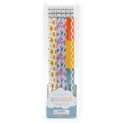 6pk Unicorn Pencils - Bullseye's Playground™