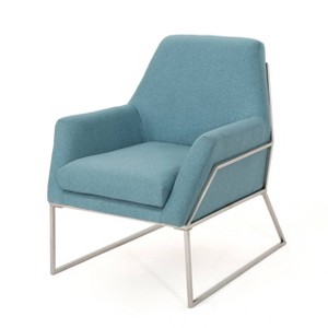 Zahara Modern Chair Blue - Christopher Knight Home