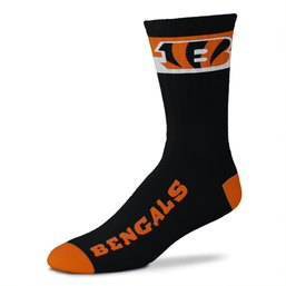 NFL Cincinnati Bengals La Raya Adaptive Crew Socks - L