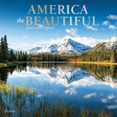 BrownTrout Publishers  2021 - 2022 Monthly Travel Wall Calendar, 16 Month, America the Beautiful Scenic Theme, 12 x 12 in