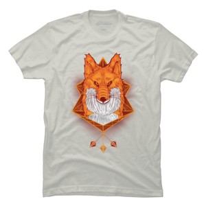 Men's Design By Humans Firefox Stare By sayahelmi T-Shirt - 1 of 3