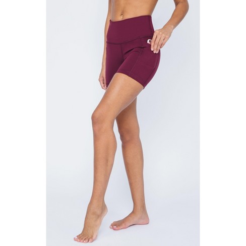 Yogalicious Womens Lux Ultra Soft High Waist Squat Proof Ankle Legging -  Windsor Wine - Medium : Target
