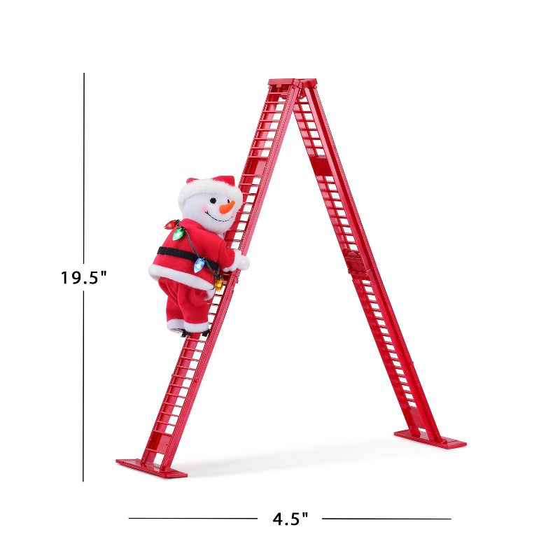 Mr. Christmas 17" Tabletop Super Climber Animated LED Musical Christmas Decoration, 4 of 5