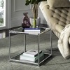 Lilias End Table - Chrome - Safavieh. - 2 of 4