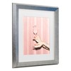 Trademark Fine Art - 1x Studio III Heres To Pink 01 Matted Framed Art - 3 of 4