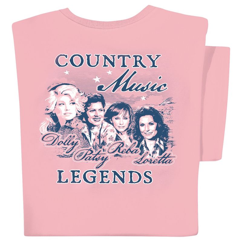 Collections Etc Women Country Music Legends Short Sleeve Graphic Tee, 1 of 6