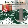 Christmas Washable Area Rug, Non Slip Low Pile Non Shedding Throw Carpet, Soft Mat for Living Room Bedroom Dinning Room Holiday Decor - 3 of 4