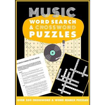Music Word Search and Crossword Puzzles - by  Editors of Thunder Bay Press (Paperback)