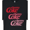 Women's - Coca-Cola - Cherry Coke Ombre Logo Cropped Graphic T-Shirt - 2 of 4