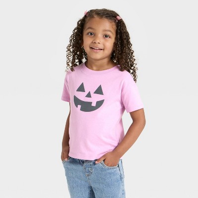Toddler Girls' Halloween Boxy T-Shirt - Cat & Jack™ Lavender