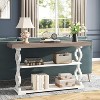 Hommoo 55 inch Long 3 Tier Console Table with Storage Shelves - 4 of 4