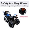 Electric motorcycle/ 12 V Kids toys motorcycle/Kids electric car/electric ride on toys for 3 4 5 6 years Boys Girls with Training Wheels - 4 of 4