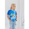 SEGA Sonic The Hedgehog Knuckles Tails Little Boys 3 Pack Athletic T-Shirts Black/Blue 6 - 3 of 4