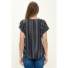 WEST K Women's Leah V Neck Short Dolman Sleeve Front Knob Blouse - 3 of 4