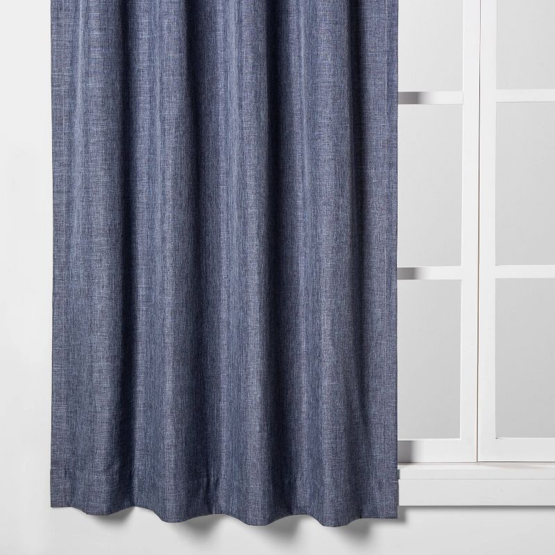 1pc Room Darkening Heathered Window Curtain Panel - Room Essentials™, 4 of 15