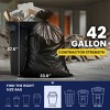 Plasticplace 42 Gallon Contractor Trash Bags on Rolls, (32 Count) - 2 of 4