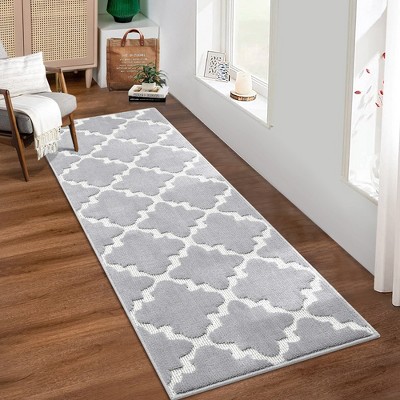 Modern Moroccan Trellis Area Rug Geometric Rug Tufted Bedroom Living Room Carpet