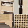 Rattan 7-Drawer Dresser for Bedroom, Wooden Chest of Drawers with Deep & Small Storage Compartments for Entryway, Living Room, Hallway - 4 of 4