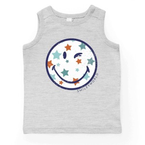 The Juniper Shop SmileyWorld Patriotic Star Wink Youth Tank Top - 1 of 4