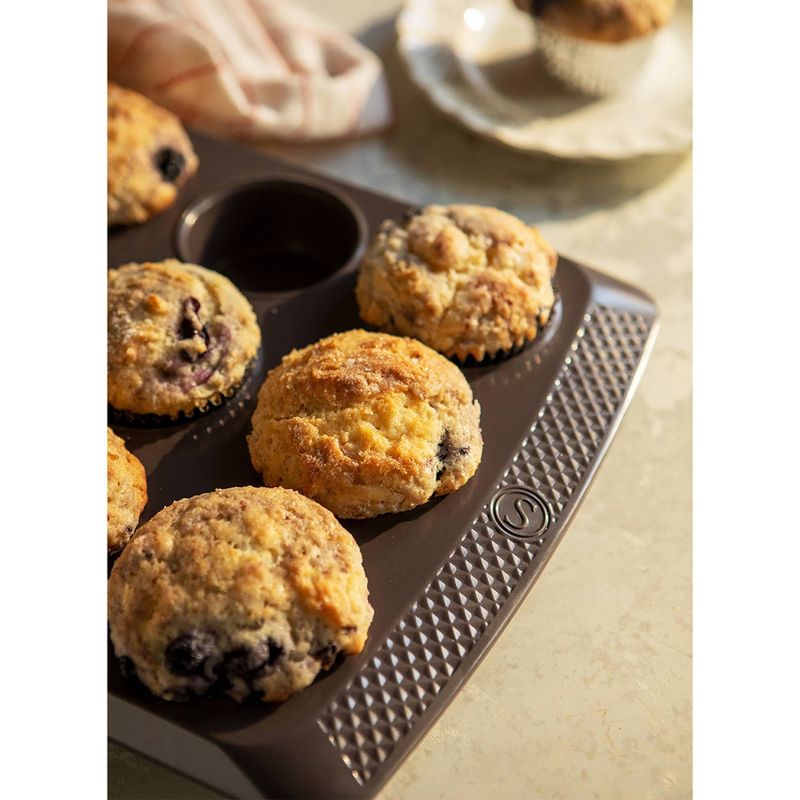 Saveur Selects Non-stick Carbon Steel 12-Cup Muffin Pan, 6 of 7