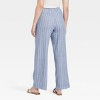 Women's Mid-Rise Wide Leg Linen Pull-On Pants - A New Day™ - 2 of 3