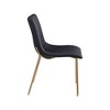 Meridian Furniture,Isla Vegan Leather Dining Chair, Set of 2 - 3 of 4
