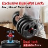 Adjustable Dumbbell Set, with Upgraded Lock Nut - Converts to Kettlebells, Barbell & Push-up Stand for Home Gym - 3 of 4