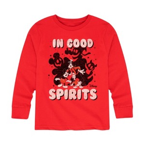 Boys' - Disney - Mickey and Friends In Good Spirits Long Sleeve Graphic T-Shirt - 1 of 4