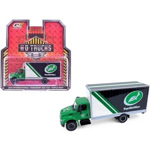 2013 International Durastar Box Van "Turtle Wax" Green "H.D. Trucks" Series 26 1/64 Diecast Model Car by Greenlight - 1 of 4