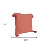 20" X 20"  100% Cotton Zippered Pillow - 3 of 4