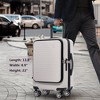 Carry-on Luggage 20 Inch Front Open Luggage Lightweight Suitcase with Front Pocket and USB Port, 1 Portable Carrying Case - 4 of 4