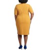 Kasper Womens Contrast Trim Bodycon Dress, , 3X - 2 of 2