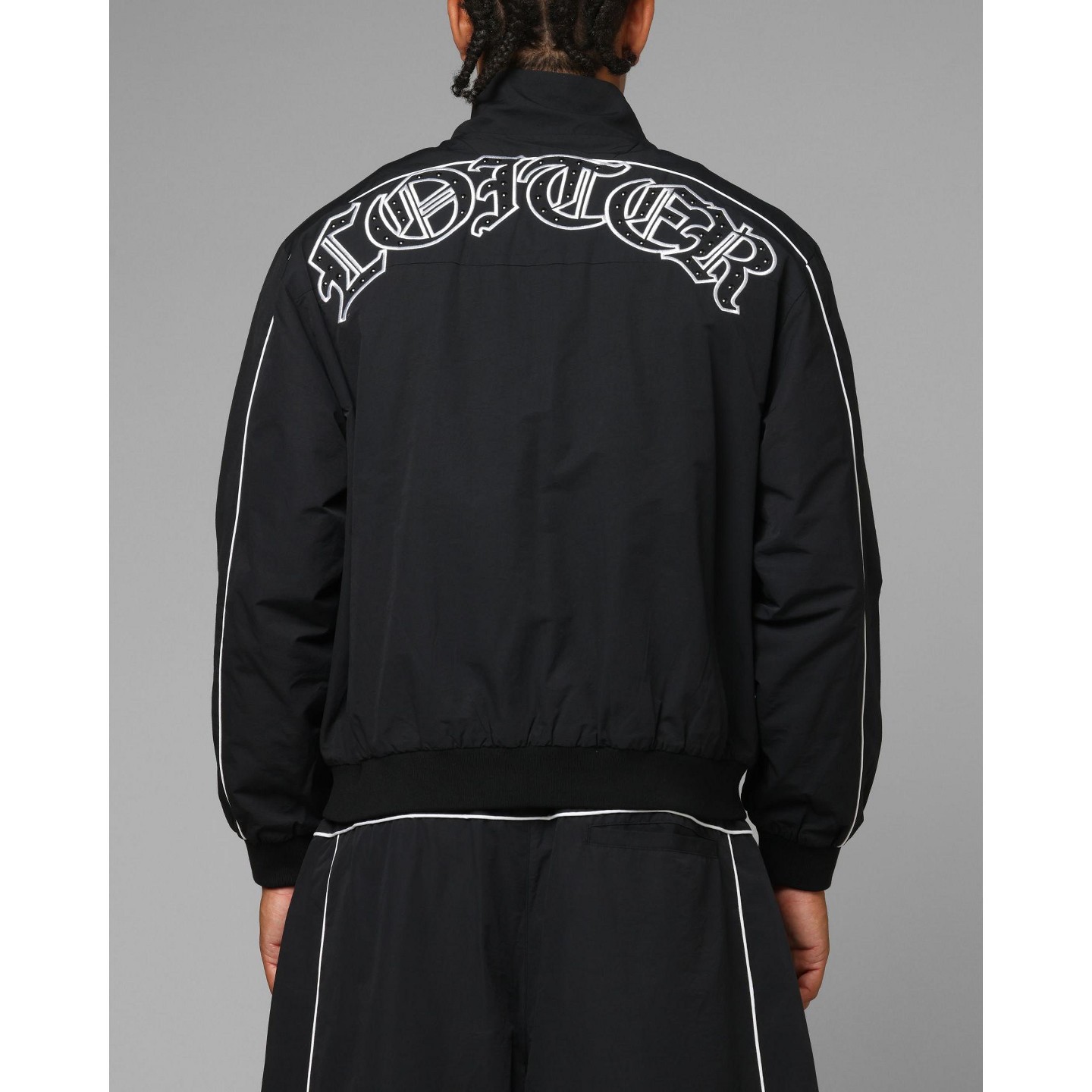 Мужская куртка LOITER Imperial Track Jacket, цвет: Чёрный — фото 2