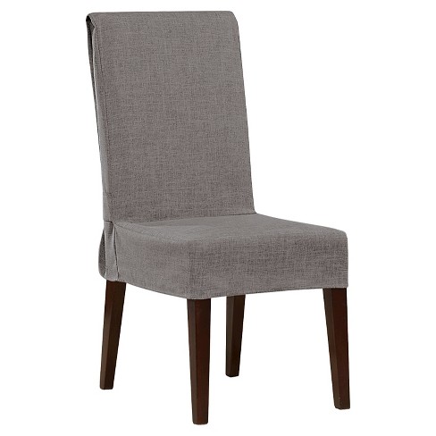 Mason Short Dining Room Chair Slipcover Gray Sure Fit Target