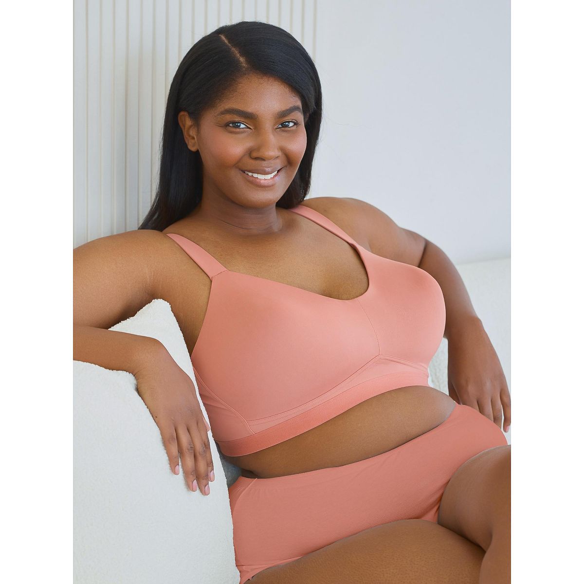Leading Lady Women's The Aurora - Lightly Lined Microfiber Wireless Bra (5979) - thumbnail 6