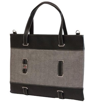 Mobile Edge Herringbone Laptop/Tablet 14.1" Ultrabook or 15" MacBook Tote - Herringbone