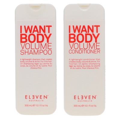 ELEVEN Australia I Want Body Volume Shampoo 10.1 oz & I Want Body Volume Conditioner 10.1 oz Combo Pack