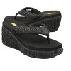 VOLATILE Women's Island Raffia Wedge Sandal - 3 of 4