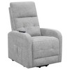 Upholstered Power Lift Recliner with Massage, Heat Function and USB Charging - 2 of 4