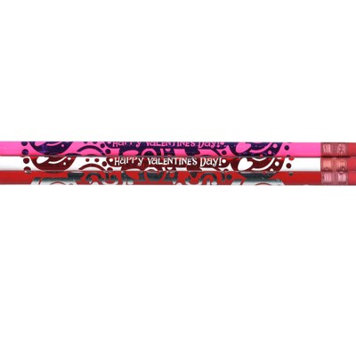 Moon Products Happy Valentine?s Day Pencils, Assortment, Pack of 12/10 Packs