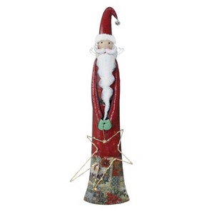 Transpac Metal 29.75 in. Holiday Santa with Stars - 1 of 2