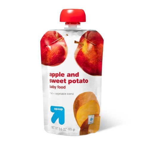 Stage 2 Apple & Sweet Potato Baby Food Pouch - 3.5oz - up & up™ - image 1 of 3