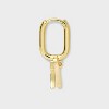 Bijoux Sport by Luv Aj MLB Gold Logo Huggie Earrings - 3 of 3