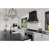 Z-Lite Geo 3 - Light Chandelier in  Matte Black/Chrome - 2 of 4