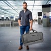World Traveler Dejuno 30-Inch Nylon Rolling Duffel Bag with Drop Bottom - 4 of 4