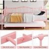 Twin Size Metal Daybed Frame with Trundle, Twin Size Day Bed with Pull-Out Trundle, Heart Design, with Steel Slats Support - 4 of 4