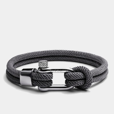 Elegatto Alchor Platinum Bracelet