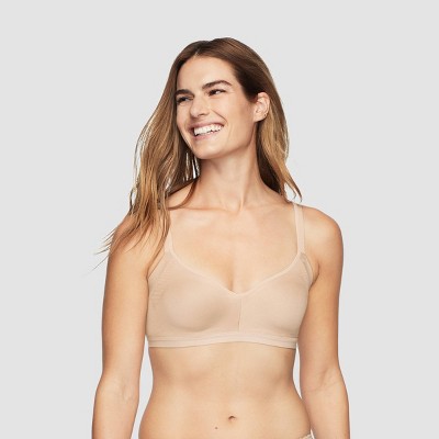 Simply Perfect By Warner's Women's Underarm Smoothing Seamless Wireless Bra  - Butterscotch Xxl : Target