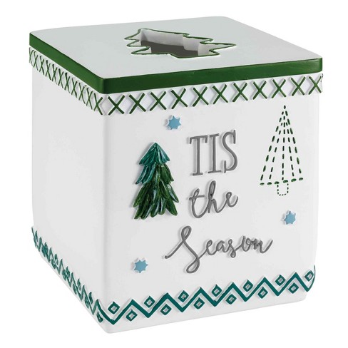 Avanti Linens Christmas Trees Tissue Cover - image 1 of 3